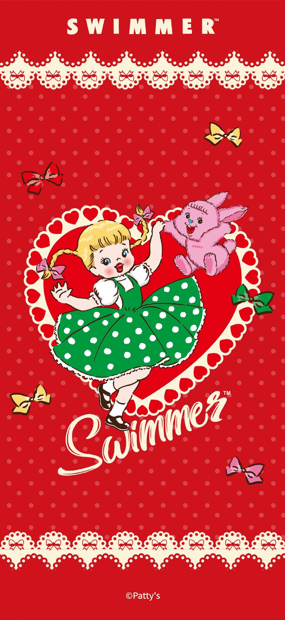 Swimmer 复古形象小可爱们 ！背景 头像 壁纸 