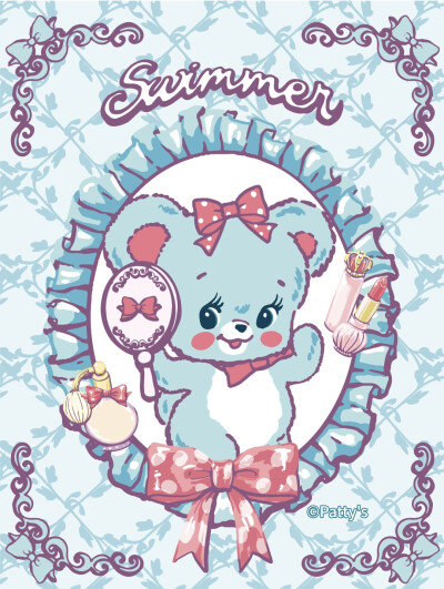 Swimmer 复古形象小可爱们 ！背景 头像 壁纸 