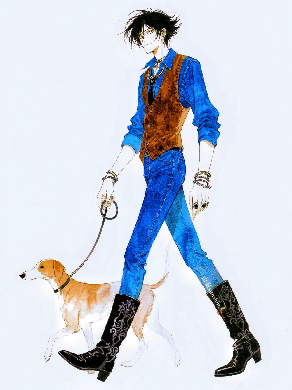 我要自由自在简简单单，不去理会这世界多难. #cos场照#服设#萌宠#立绘#自由自在简简单单