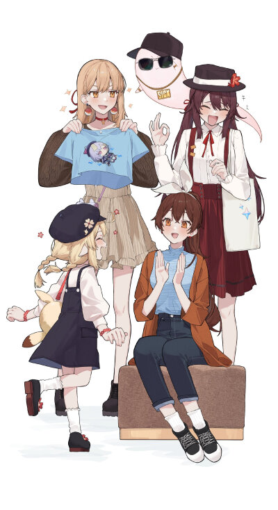 [可莉&安柏&胡桃&宵宫]
x:kabi