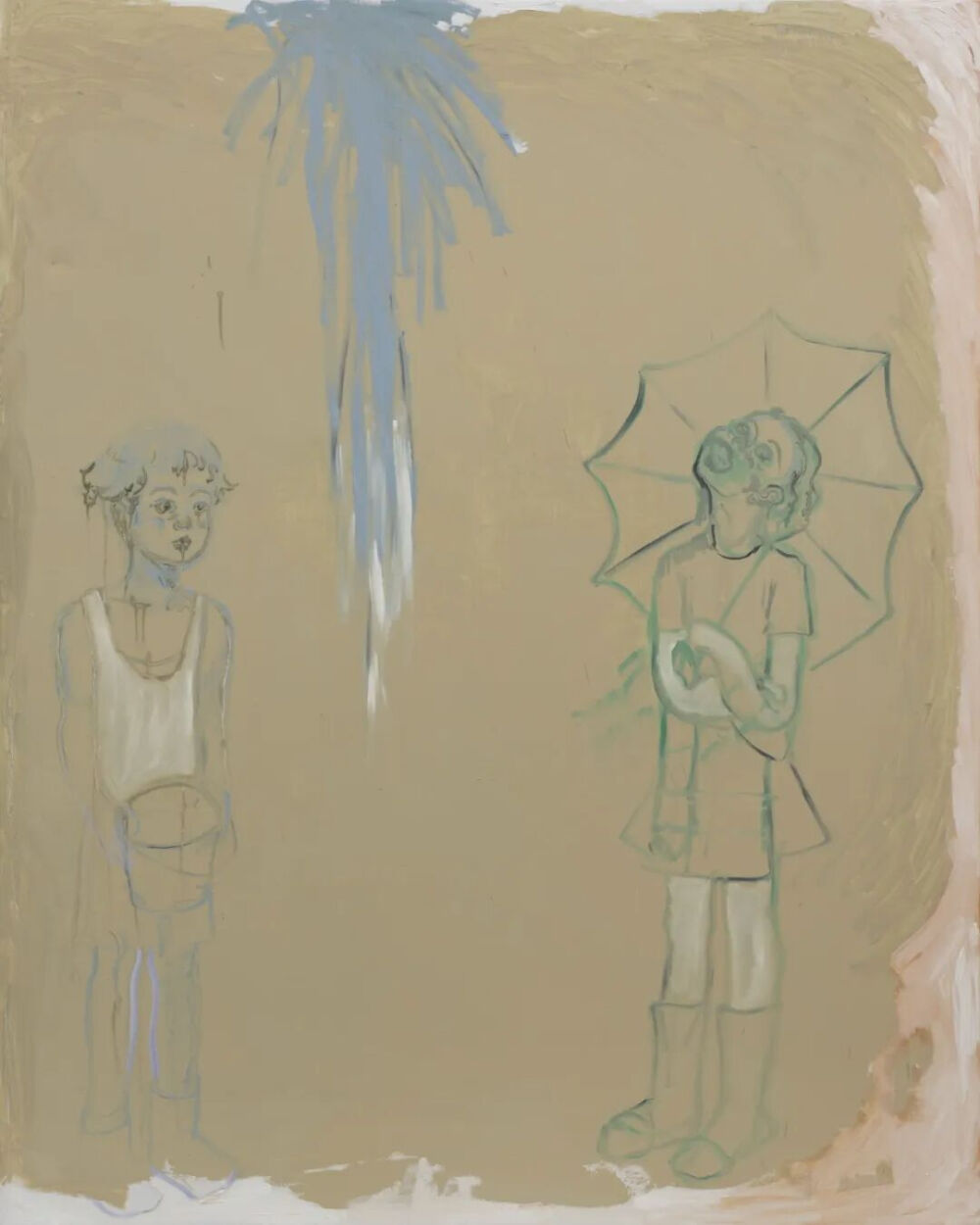 孙玛侬《L’Eau Vive》（鲜活的水）2025年，布面油画，200 × 160cm