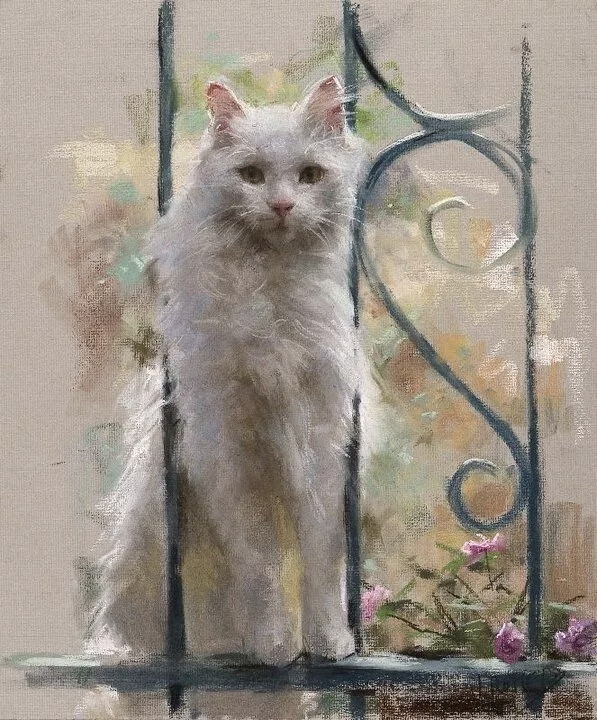 Vicente Romero Redondo
他的作品几乎描绘的都是女人
他画中的人
美的就像一场触不可及的梦
