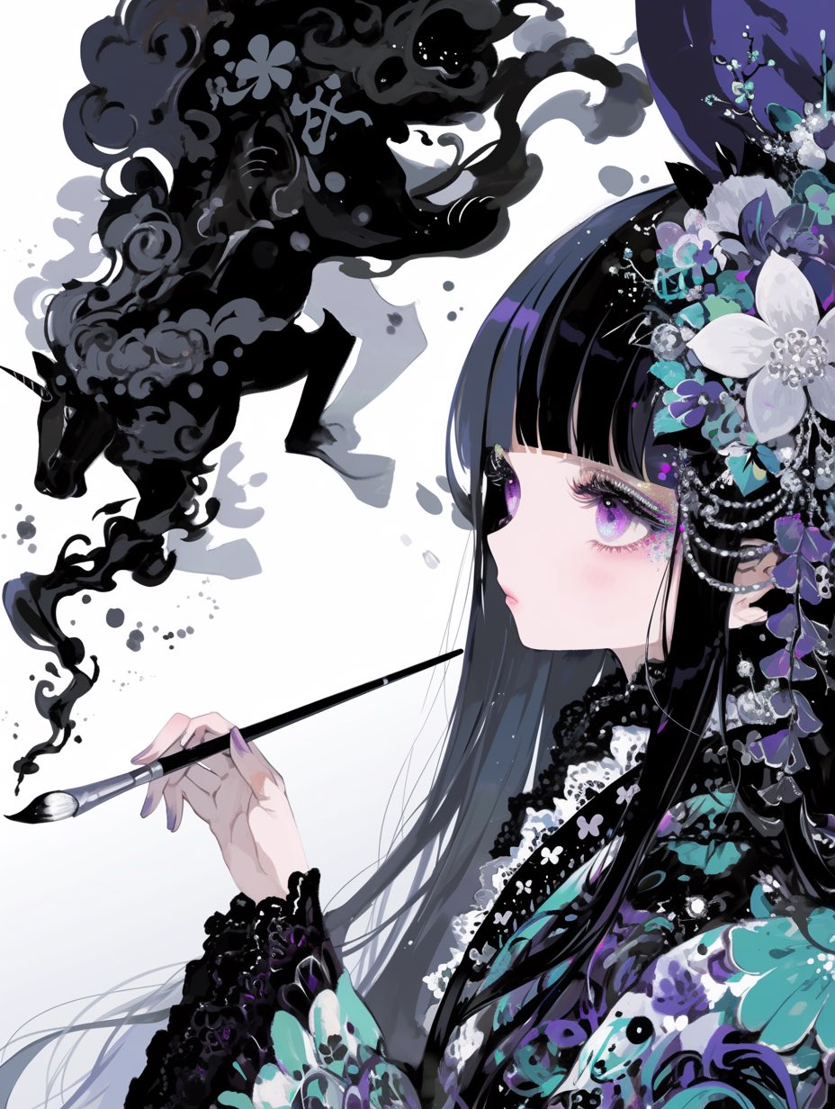 超爱的画风少女图 日本画师插画 洋裙 洛丽塔风 华丽
禁止商用 二改 自己收藏美图 华丽风