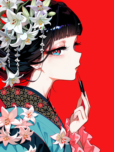 超爱的画风少女图 日本画师插画 洋裙 洛丽塔风 华丽
禁止商用 二改 自己收藏美图 华丽风