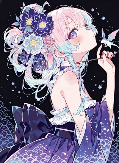 超爱的画风少女图 日本画师插画 洋裙 洛丽塔风 华丽
禁止商用 二改 自己收藏美图