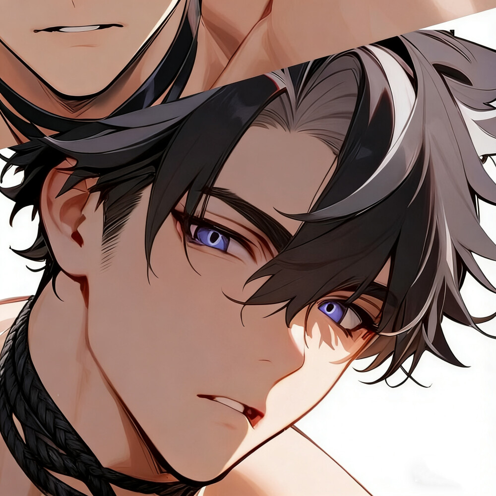 来源：pin
编辑：太多
动漫男头Δ