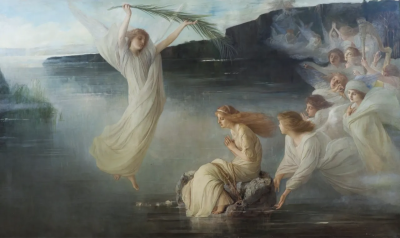 清乾隆  粉彩描金持荷花灯宫装仕女像
观复博物馆藏
