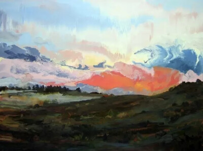 Carla Hananiah
是一位年轻的新西兰女性艺术家
她有着不一样的辽阔情怀
笔下的天空,尤其是晚霞
壮丽辽阔,色彩绚丽,层次分明
比摄影更美
看完都想去学油画了！
