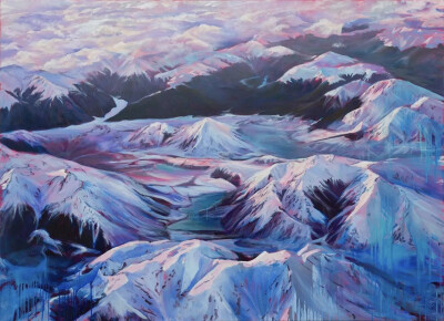 Carla Hananiah
是一位年轻的新西兰女性艺术家
她有着不一样的辽阔情怀
笔下的天空,尤其是晚霞
壮丽辽阔,色彩绚丽,层次分明
比摄影更美
看完都想去学油画了！
