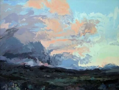 Carla Hananiah
是一位年轻的新西兰女性艺术家
她有着不一样的辽阔情怀
笔下的天空,尤其是晚霞
壮丽辽阔,色彩绚丽,层次分明
比摄影更美
看完都想去学油画了！
