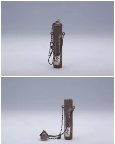 辽代  银錾刻卷草纹六方针筒
观复博物馆藏
