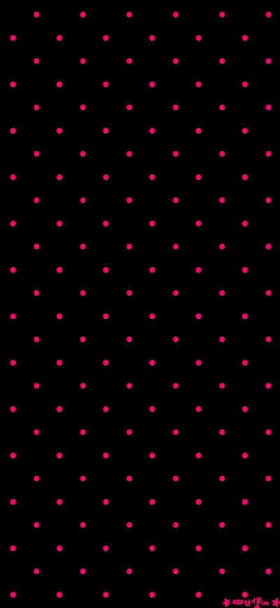黑底粉点