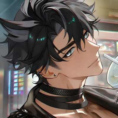 来源：pin
编辑：太多
动漫男头Δ