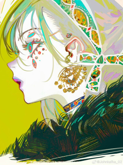 人物插画绘画线稿黑白手绘头像素描临摹细节几何素材风格个性
@johnkafka_02