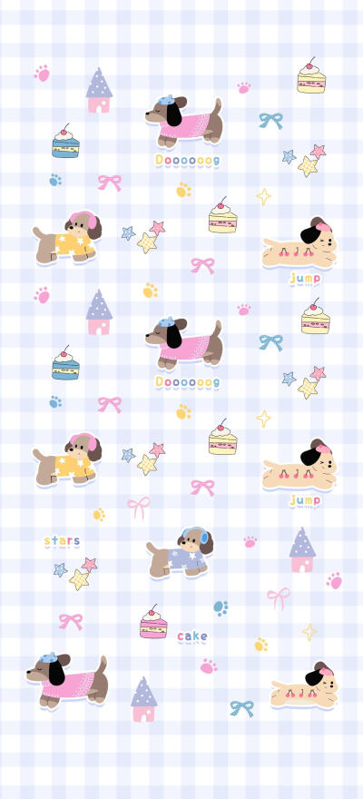 腊肠小狗壁纸·图源微博