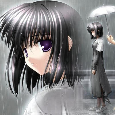 时针把雨滴串成褪色胶片，记忆在潮湿的午后缓慢倒带。