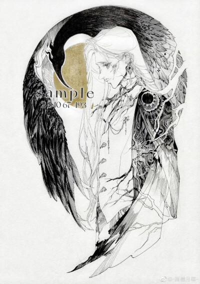 人物插画绘画线稿黑白手绘头像素描临摹细节几何素材风格个性
@俩仪月华