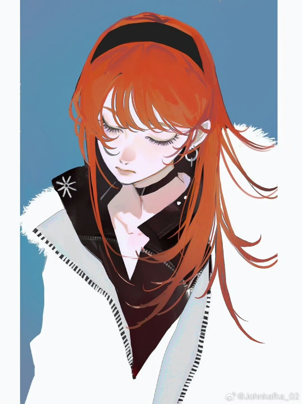 人物插画绘画线稿黑白手绘头像素描临摹细节几何素材风格个性
@johnkafka_02