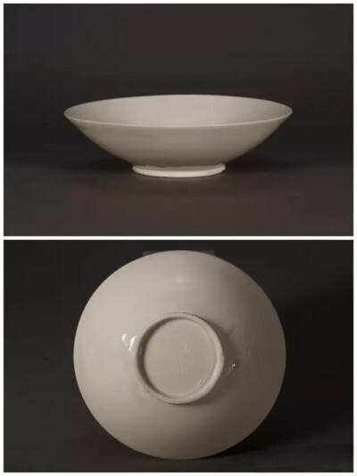 北宋  定窑“新官”款碗（底款）
 观复博物馆藏
