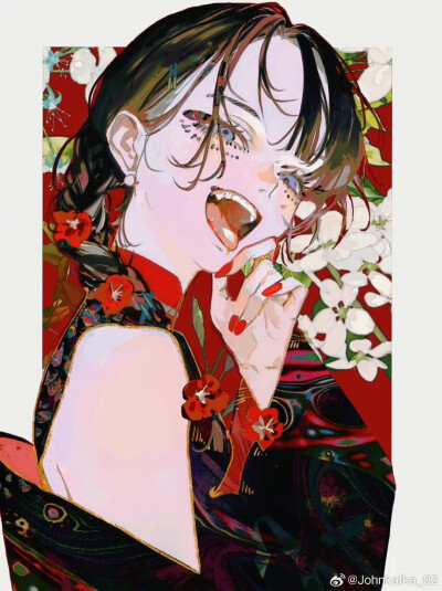 人物插画绘画线稿黑白手绘头像素描临摹细节几何素材风格个性
@johnkafka_02