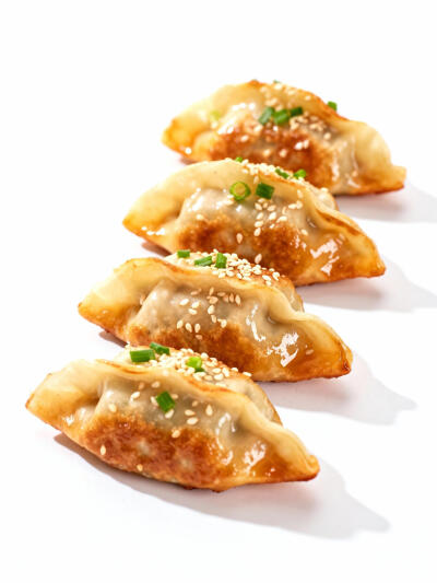 油煎水饺包子白底头像