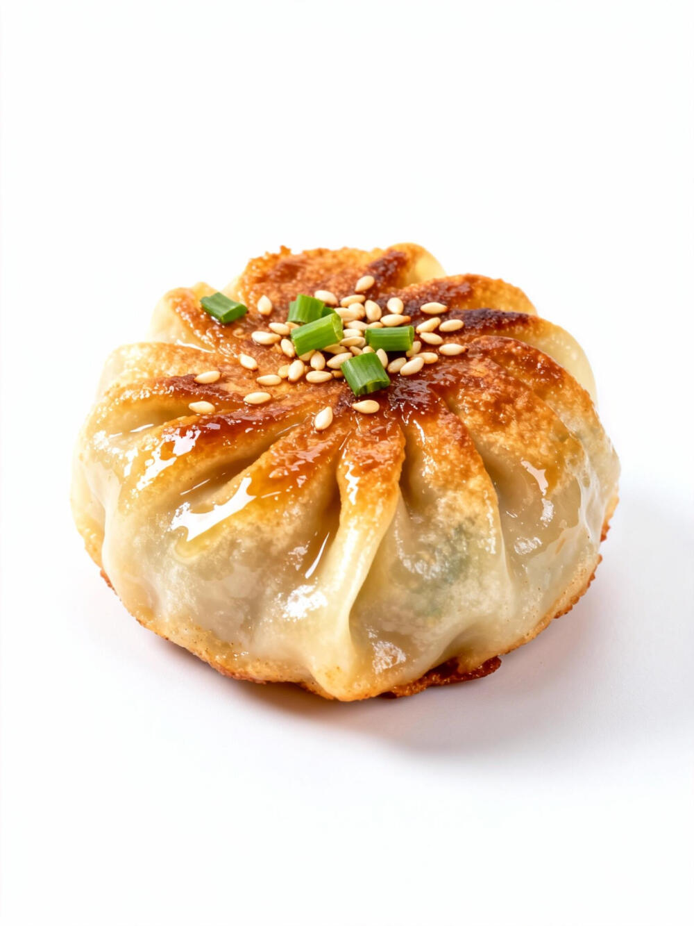 油煎水饺包子白底头像