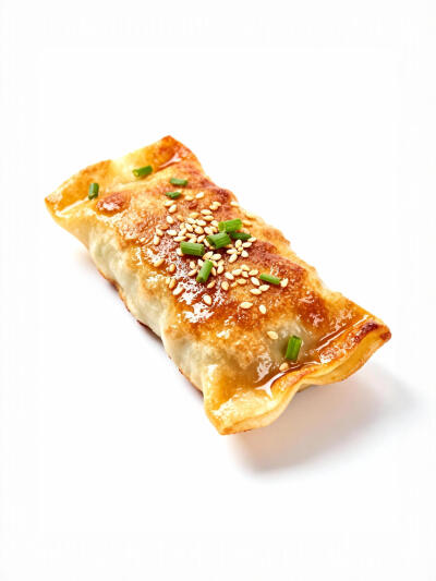 油煎水饺包子白底头像