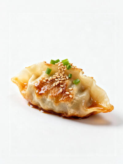 油煎水饺包子白底头像