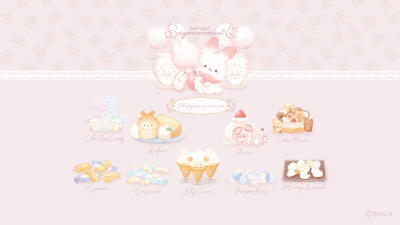 棉花糖兔家族シュガーココムー