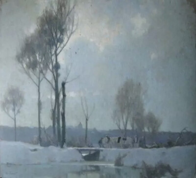 艺术家Jacob Alexandre 的油画
画面透露出一种迷人的朦胧美
感受一下晨雾和树木的呼吸
