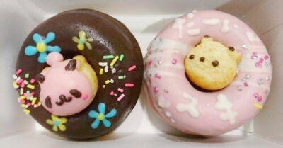 可爱甜甜圈甜品