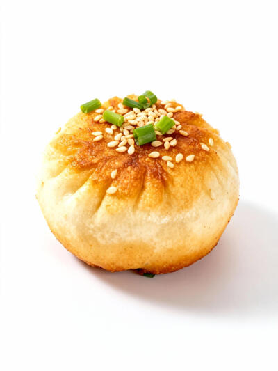 油煎水饺包子白底头像