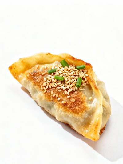 油煎水饺包子白底头像