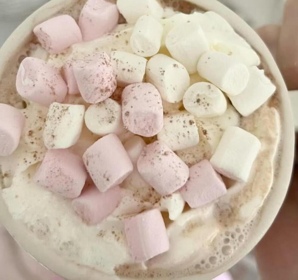 棉花糖热饮饮品