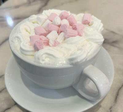 棉花糖热饮饮品