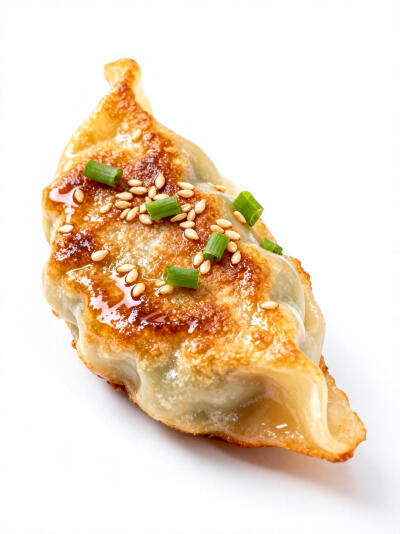 油煎水饺包子白底头像