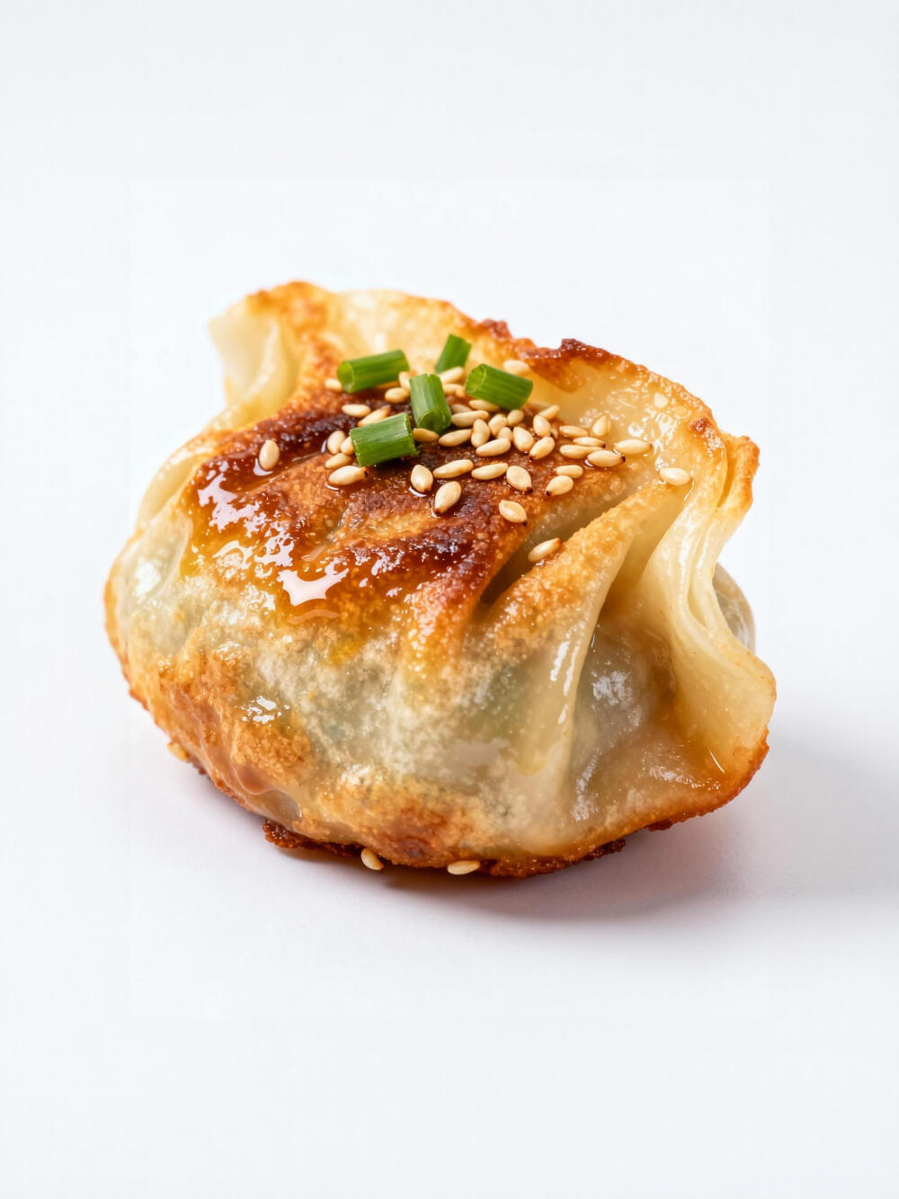 油煎水饺包子白底头像