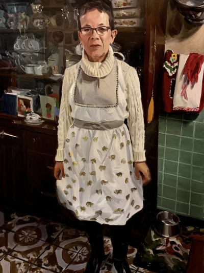 迈克尔·德·布里托是一位活跃于当代艺术界的具象画家，以细腻而富有情绪张力的人物绘画而受到关注。他的创作建立在扎实的写实基础之上，同时融入更加自由的笔触与当代绘画语言，使作品在结构严谨与情感表达之间取得平…