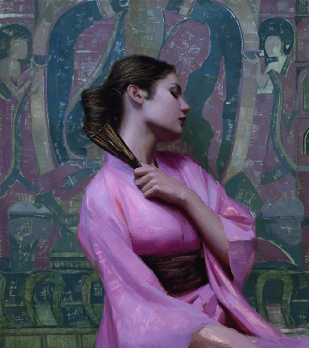 亚伦·韦斯特伯格（美国）是一位当代写实主义画家，以富有古典诗意的光影处理、优雅抒情的构图和色彩语言著称。他是一位紧密承接传统与当代的写实画家。他的作品既尊重经典结构，又具个人现代情绪；他的教学与创作实践强调直接表达、不拘泥细节，却能触动观者的情感共鸣。其“寂静中的优雅”，在当代艺术中愈见难能可贵。