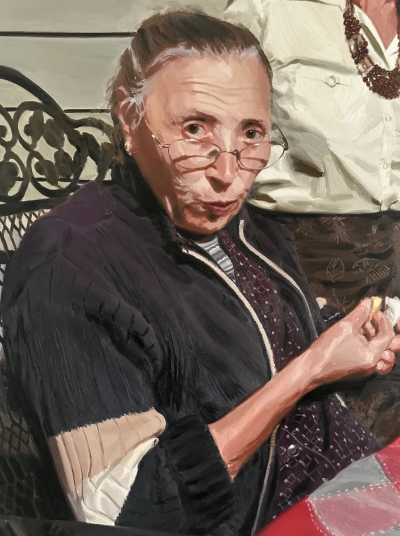 迈克尔·德·布里托是一位活跃于当代艺术界的具象画家，以细腻而富有情绪张力的人物绘画而受到关注。他的创作建立在扎实的写实基础之上，同时融入更加自由的笔触与当代绘画语言，使作品在结构严谨与情感表达之间取得平…