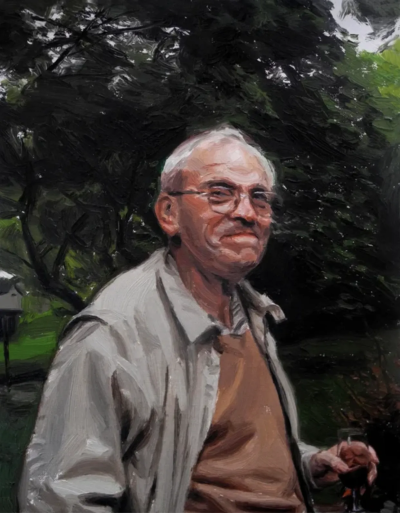 迈克尔·德·布里托是一位活跃于当代艺术界的具象画家，以细腻而富有情绪张力的人物绘画而受到关注。他的创作建立在扎实的写实基础之上，同时融入更加自由的笔触与当代绘画语言，使作品在结构严谨与情感表达之间取得平…