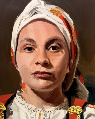 迈克尔·德·布里托是一位活跃于当代艺术界的具象画家，以细腻而富有情绪张力的人物绘画而受到关注。他的创作建立在扎实的写实基础之上，同时融入更加自由的笔触与当代绘画语言，使作品在结构严谨与情感表达之间取得平…