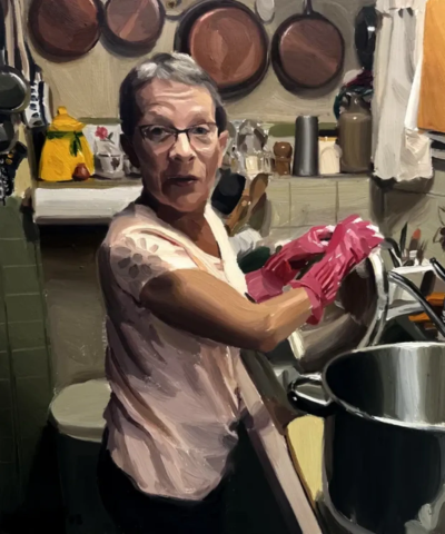 迈克尔·德·布里托是一位活跃于当代艺术界的具象画家，以细腻而富有情绪张力的人物绘画而受到关注。他的创作建立在扎实的写实基础之上，同时融入更加自由的笔触与当代绘画语言，使作品在结构严谨与情感表达之间取得平…