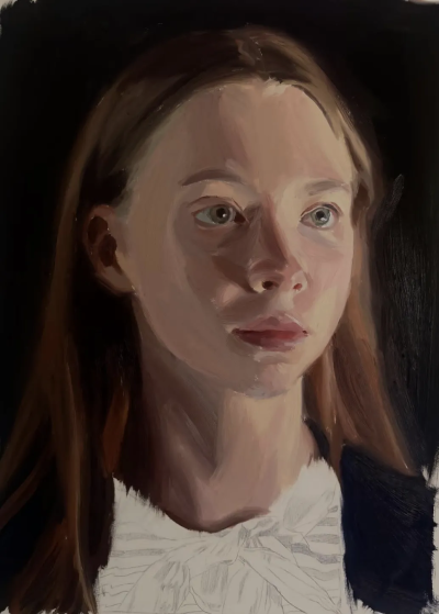 迈克尔·德·布里托是一位活跃于当代艺术界的具象画家，以细腻而富有情绪张力的人物绘画而受到关注。他的创作建立在扎实的写实基础之上，同时融入更加自由的笔触与当代绘画语言，使作品在结构严谨与情感表达之间取得平…