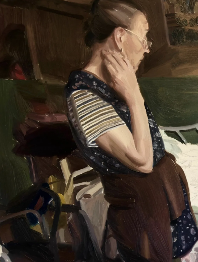 迈克尔·德·布里托是一位活跃于当代艺术界的具象画家，以细腻而富有情绪张力的人物绘画而受到关注。他的创作建立在扎实的写实基础之上，同时融入更加自由的笔触与当代绘画语言，使作品在结构严谨与情感表达之间取得平…