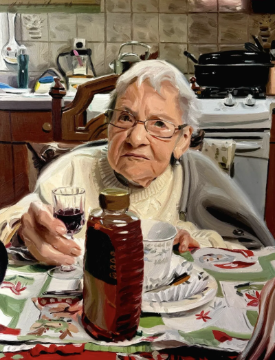 迈克尔·德·布里托是一位活跃于当代艺术界的具象画家，以细腻而富有情绪张力的人物绘画而受到关注。他的创作建立在扎实的写实基础之上，同时融入更加自由的笔触与当代绘画语言，使作品在结构严谨与情感表达之间取得平…