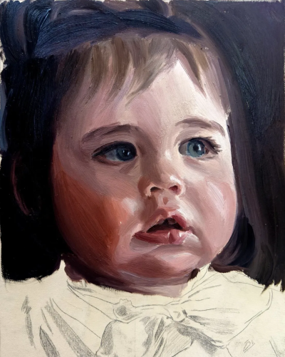 迈克尔·德·布里托是一位活跃于当代艺术界的具象画家，以细腻而富有情绪张力的人物绘画而受到关注。他的创作建立在扎实的写实基础之上，同时融入更加自由的笔触与当代绘画语言，使作品在结构严谨与情感表达之间取得平…