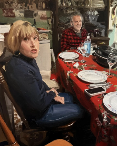 迈克尔·德·布里托是一位活跃于当代艺术界的具象画家，以细腻而富有情绪张力的人物绘画而受到关注。他的创作建立在扎实的写实基础之上，同时融入更加自由的笔触与当代绘画语言，使作品在结构严谨与情感表达之间取得平…