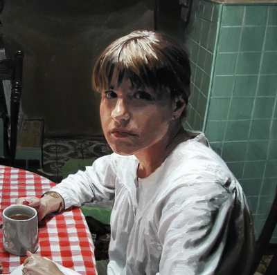 迈克尔·德·布里托是一位活跃于当代艺术界的具象画家，以细腻而富有情绪张力的人物绘画而受到关注。他的创作建立在扎实的写实基础之上，同时融入更加自由的笔触与当代绘画语言，使作品在结构严谨与情感表达之间取得平…