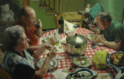 迈克尔·德·布里托是一位活跃于当代艺术界的具象画家，以细腻而富有情绪张力的人物绘画而受到关注。他的创作建立在扎实的写实基础之上，同时融入更加自由的笔触与当代绘画语言，使作品在结构严谨与情感表达之间取得平…